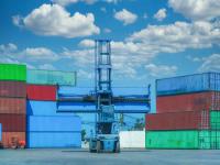 貨品救生筏架經金華市采用輪船運送到韓國