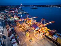 物品安防攝像頭經深圳市使用海運配送抵到加納——豐西